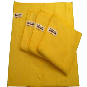 现代风格清洁洗布便宜中国40X40汽车干燥超细纤维毛巾柯克兰超细纤维毛巾