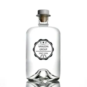 Rượu Mạnh Cao Cấp Nút Chai Bartop Chai Thủy Tinh Tròn Apothecary 0.5 Lít Dược Phẩm Chai 500Ml 700Ml Gin Schnapps Chai