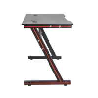 Venta al por mayor Z en forma de Mesa de la esquina del ordenador portátil Pc Mesa muebles para el hogar de trabajo Estudiar Escritorio de juego barato
