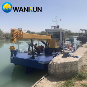 Wanjun เรือลากจูงพร้อมเครนไฮดรอลิกสำหรับผลักและดึงเครื่องขุดลอกแบบอเนกประสงค์โรงงานจีน - Product Image 5