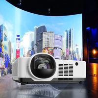 Projecteur d'hologramme 3D Projecteur laser LCD haute performance Support d'écran de courbe de projection immersive Solution complète disponible