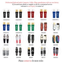 Connecteur audio XLR femelle en cuivre Hifi Rasantek, type Cannon, pour audiophiles, kits de câbles DIY, modèle WG-XLR Stage