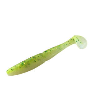 Aromas de forma de Color personalizado REAL de <span class=keywords><strong>3</strong></span> ", gusano de pesca suave hecho a máquina con cebo de pesca de goma de paleta - Product Image 3