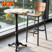 Chaise de bar moderne en bois, neuve, en promotion, pour comptoir de cuisine