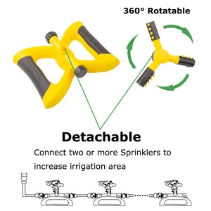 360 Degree Automatic Rotating Tools Agricultural Sprayer Rotary Irrigation Garden Lawn Water Sprinkler