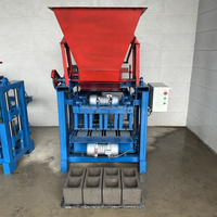 Machine à blocs de ciment, machine à briques en béton perforé, 220-380V, ligne de production de briques non cuites standard, moteur facile