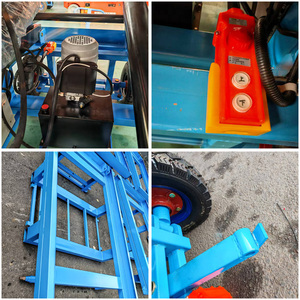 Plateforme élévatrice à ciseaux silencieuse et légère de 12 m pour le nettoyage des lustres et l'entretien des façades des halls d'hôtel - Product Image 5