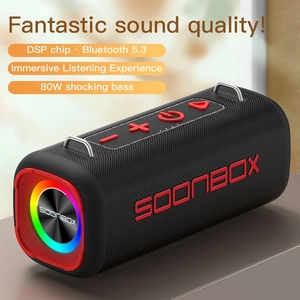 Soonbox S9200 Music Angel Mini Woofer altavoz al aire libre llavero micrófono bajo Blue Tooth estéreo altavoces inalámbricos - Product Image 5