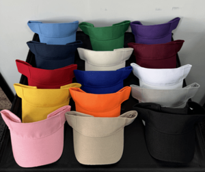 Gorra de béisbol personalizada ajustable sin parte superior, visera deportiva de poliéster para verano, sombrero de sol para playa y exteriores - Product Image 2