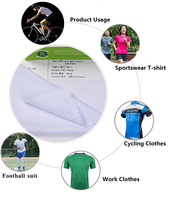 Tissu en maille à carreaux recyclable pour vêtements de sport, uniformes d'école, chaussures de sport, Mini grille anti-fuite, tricot Jacquard