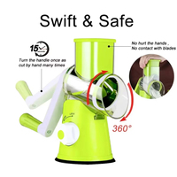 1 Pièce Râpe Manuelle Rotative en Métal pour Fromage, Râpe Spirale, Hachoir Alimentaire, Mélangeur, Hachoir à Pommes de Terre et Légumes