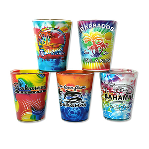 Vaso de Vidrio en Forma de Corazón Personalizado al por Mayor, Recuerdo de Playa, Vaso de Chupito con Logotipo Personalizado - Product Image 6