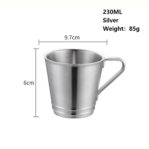 Keluaran baru kacamata minum logam Korea cangkir kopi panas SUS 304 Tumbler baja tahan karat dinding ganda Logo kustom untuk pesta - Product Image 3