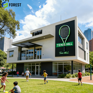 Edificio Deportivo Prefabricado Modular Estable, Instalación Deportiva Universitaria, Resistente a la Intemperie, de Gran Resistencia, con Techo Transparente, Sostenible - Product Image 1