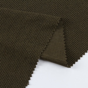 Tissu Jacquard en Polyester à Micro carreaux, couleur unie, tissu polaire personnalisé, prix bas - Product Image 3