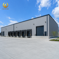 Almacén Logístico de Estructura de Acero Prefabricada, Centro de Distribución, Edificio de Almacenamiento Industrial, Plataforma de Carga