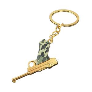 Yujiantong periferico pistola piccola lega modello Mini <span class=keywords><strong>Luger</strong></span> P08 metallo portachiavi ciondolo - Product Image 5