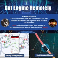 Pelacak GPS 2G Pelacakan Realtime Protokol GT06 dengan Deteksi ACC Pemutus Bahan Bakar Jarak Jauh Multi Alarm untuk Manajemen Armada