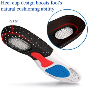 Semelles orthopédiques pour homme et femme, coussinets en mousse à mémoire de forme, semelles en gel, supports de voûte plantaire en silicone, coussinets pour chaussures de sport, inserts souples pour la course à pied - Product Image 5