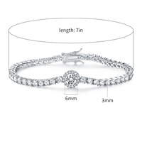 Bracelet tennis élégant en cuivre plaqué or 18 carats avec zircon, imperméable, adapté aux femmes, bijoux luxueux et tendance