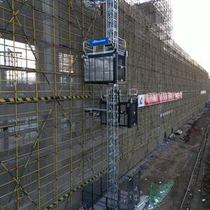 Sc100/100 0-30m/Min DAHAN Nouveau Treuil de Construction à Double Cage pour Marchandises avec Capacité de Charge de 1000KG Hauteur Maximale 60m - Product Image 6