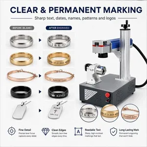 เครื่องมาร์คกิ้งไฟเบอร์เลเซอร์แบบพกพาที่ใช้งานร่วมกับ Wdotmark สำหรับโลโก้แบรนด์ - Product Image 6
