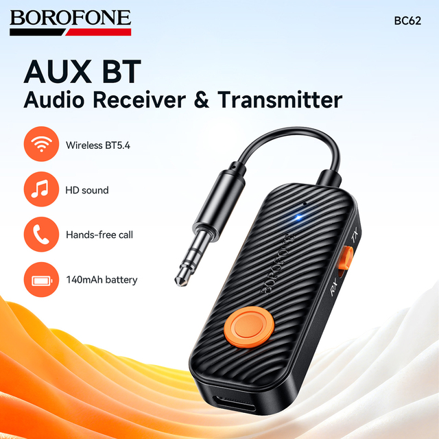 Borofone BC62 Walker AUX Bluetooth Audio Receiver/transmitter