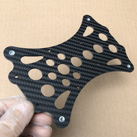 Pièces personnalisées en fibre de carbone découpées par CNC RJX OEM ODM, produits en feuille de fibre de carbone pour kit de châssis de drone, voitures RC
