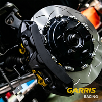 Upgrade GT6 6 Pot Big Brake Kit Caliper Set dengan Cakram Rem untuk Audi Mercedes-Benz BMW Porsche Volkswagen VW Toyota Lexus Jeep