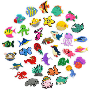 2025, venta al por mayor, accesorios para zapatos de dinosaurios, abalorio de zuecos, venta al por mayor, animales marinos, zapatos personalizados, abalorio, Serie de animales, decoraciones para zapatos - Product Image 1