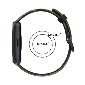 Correa de Repuesto de Silicona para Reloj Inteligente con Estampado Deportivo, Correa para huawei <span class=keywords><strong>Band</strong></span> <span class=keywords><strong>7</strong></span> - Product Image 3
