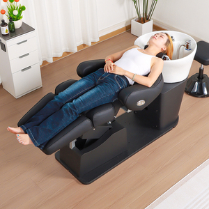 Luxurious High-quality <strong>Salon</strong> Beauty <strong>Equipment</strong>: Electric Hair Washing Chair, Head Spa Massage Chair Ceramic Basin - Product Image 3