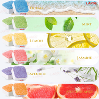24 pièces de nettoyant pour lave-linge en forme solide, nettoyant effervescent pour le calcaire rose, nettoyant pour tambour