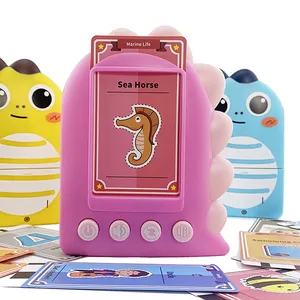 Appareil de lecture de cartes Audio allemandes pour l'éducation précoce, jouets pour apprendre la langue arabe, Machine d'apprentissage, 224 pièces