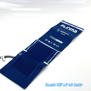 Plinma Medical <strong>Supplier</strong> PU Single Tube Hose Reusable Adult <strong>NIBP</strong> <strong>Cuff</strong> with Bladder Blood Pressure <strong>Cuff</strong> - Product Image 2