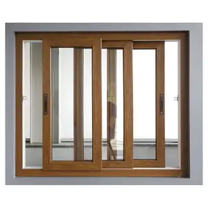 Fenêtres et portes coulissantes UPVC à prix compétitif Fenêtre et porte en plastique blanc UPVC