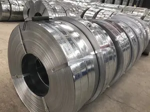 Cinta de acero galvanizado por inmersión en caliente, tira de bobina de acero recubierta de Zinc