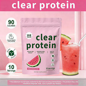 Proteína de Suero de Leche Sin Azúcar OEM, Sabor Fresa y Sandía, Proteína Transparente en Polvo, Apoya el Desarrollo Muscular Magro y Aumento de Masa Muscular - Product Image 4