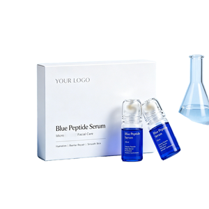 10ml Blue Peptide Copper Peptide Repair <b>Serum</b> Ampoule Custom Logo Anti-Wrinkle Sensitive Skin Calming Facial Essence Set - Product Image 5