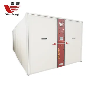 YFDF-384SL produsen Cina 38400 telur inkubator telur ayam untuk dijual harga kompetitif baik inkubator AC/DC listrik