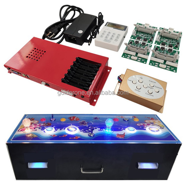 Newest Release Favorable Price Wooden Multi Player Fishing Video Game Machine