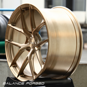 ล้ออัลลอยด์ฟอร์จ 6061-T6 น้ำหนักเบาพิเศษ ดีไซน์ใหม่ สีบรอนซ์ขัดเงา ขนาด 17 18 19 20 21 22 23 <span class=keywords><strong>24</strong></span> นิ้ว  รองรับ PCD DB ET  แบบกำหนดเอง สำหรับ P101sc - Product Image 1