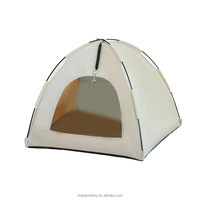 Tente de camping d'été durable pour animaux de compagnie, design universel imperméable avec fonction semi-fermée confortable pour chats et chiens