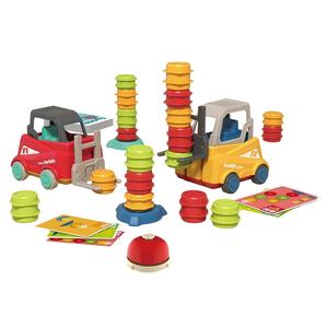 Heftruck Transport Spel Cognitie Balanceren Leren Speelgoed Vorkheftruck Challenge Stapelen & Matching Game Voor Kinderen Vroege Educatieve - Product Image 1