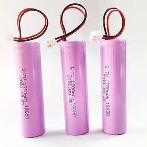 Batería de litio 18650 de 3.7V y 1200mAh certificada para productos electrónicos - Product Image 3