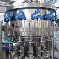 Machine compacte de mise en conserve de bière artisanale pour petite brasserie, remplisseuse et sertisseuse automatique de canettes en aluminium avec contrôle PLC