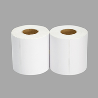 Papier autocollant adhésif industriel personnalisable 100*150 Imprimante thermique étanche et résistante aux rayures Compatible pour l'emballage