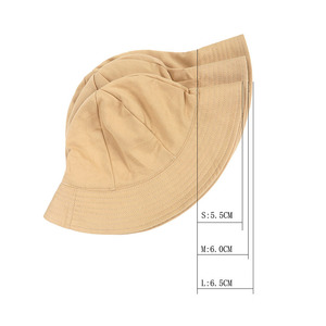 Chất Lượng Cao Bông Xô <span class=keywords><strong>Hat</strong></span> Trẻ Em Bé Windproof Mặt Trời Khô Hàng Ngày Giản Dị Cho Trường Tiểu Học Trẻ Em Mũ Với Biểu Tượng Tùy Chỉnh - Product Image 5