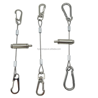 Kit de suspension robuste et pratique en acier galvanisé et laiton pour câbles, idéal pour la fabrication, le soudage et le pliage