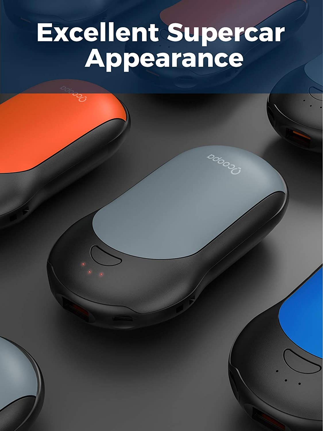 electric reusable rechargeable hand warmer rechargeable power bank